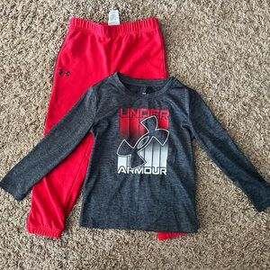 Under Armour Charcoal Gray Kids Top